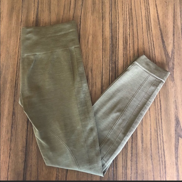lululemon athletica Pants - Zyia army green gym workout leggings pants